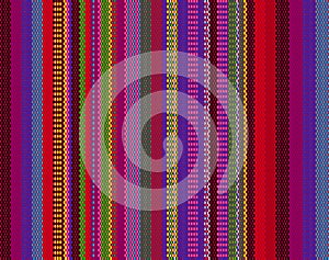 Mexican rug pattern. serape stripes vector