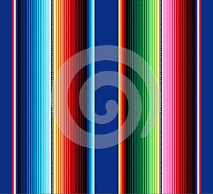 Mexican rug pattern. serape stripes vector