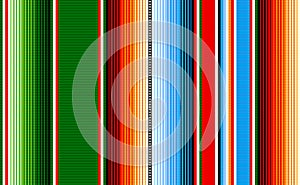 Mexican rug pattern. serape stripes vector