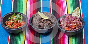 Mexican salsas photo