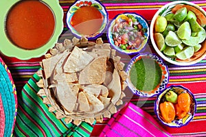 Mexican sauces pico de gallo habanero chili sauce photo