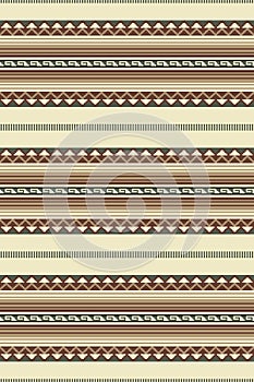 Mexican serape seamless pattern. Ethnic vector background. Woven rug.