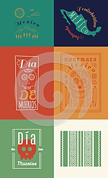 Mexican set Insignias Bundle