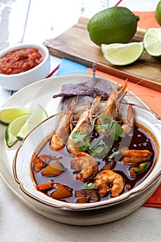 Mexican Shrimp Soup - Caldo de Camaron