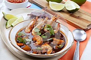 Mexican Shrimp Soup - Caldo de Camaron