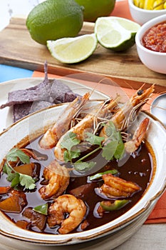 Mexican Shrimp Soup - Caldo de Camaron