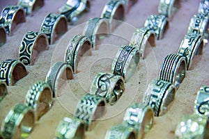 Mexican silver rings