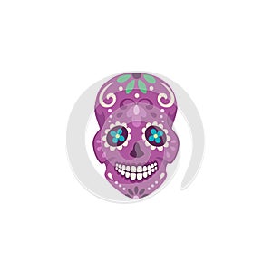 Mexican skull illustration
