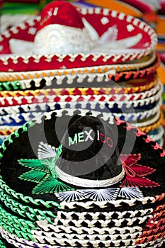 Mexican sombreros for sale in Cabo San Lucas photo