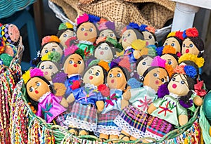 Mexican souvenir dolls