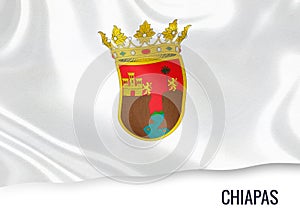 Mexican state Chiapas flag. photo