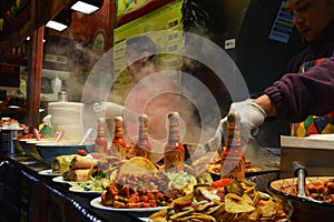 Mexican streetfood market