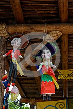 Mexican string puppets (marionettes)