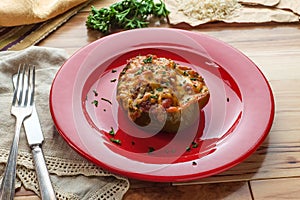 Mexican Stuffed Bell Pepper