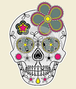 Mexican Sugar Skull 2 photo