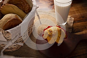 Mexican sweet bread Chino Muffin photo