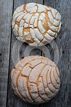 Mexican sweet bread: Conchas