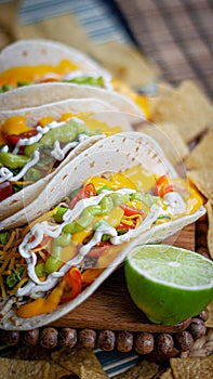 Mexican tacos AUTHENTIC MEXICAN food