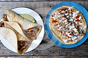 Mexican tacos known as Arabes photo