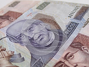 Mexican thousand peso bill photo