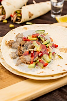 Mexican tortila wrap