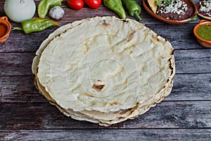 Mexican Tortillas used for Tlayudas in Oaxaca Mexico