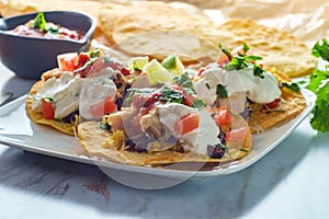 Mexican Tostada Tacos