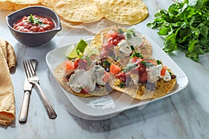 Mexican Tostada Tacos photo