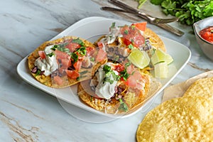 Mexican Tostada Tacos photo