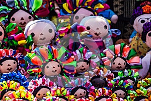 Mexican traditional dolls photograph