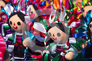 Mexican traditional dolls photograph