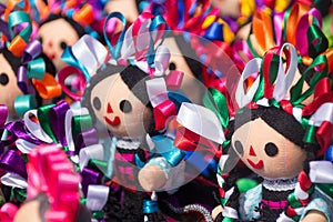 Mexican traditional dolls photograph