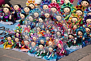 Mexican traditional dolls photograph