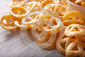 Mexican wheel Chips Snacks photo