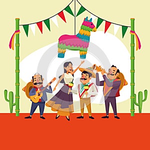 Mexicans cinco de mayo cartoon