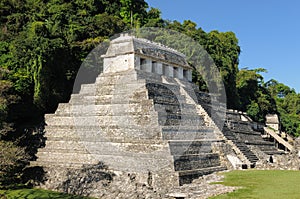 Palenque Maya ruins in Mexico photo
