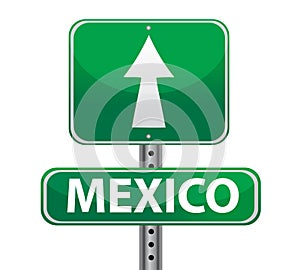 Mexico border sign