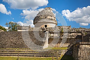 Mexico, Cancun. Chichen ItzÃÂ¡, YucatÃÂ¡n. Ruins of ancient observatory