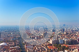 Mexico capital city from Torre Latinoamericana