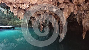 Mexico cave cenote Puerto Morelos