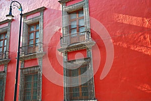 Mexico city central Zocalo plaza and streets photo