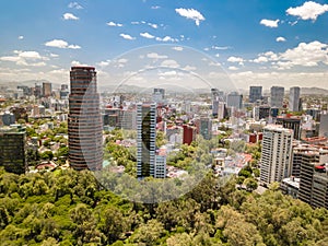 Mexico City - Chapultepec skyline photo