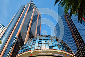 A Mexican stock exchange also known as Mexican Bolsa or BMV located in Mexico City on the