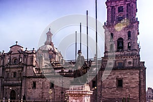 The statue in front of Catedral Metropolitana photo