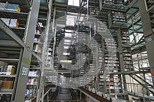 Vasconcelos Library in Mexico City, Mexico