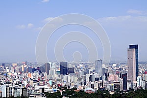 México la ciudad financiero distrito 