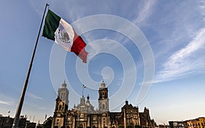 Mexico City, flag of the wind mexico,