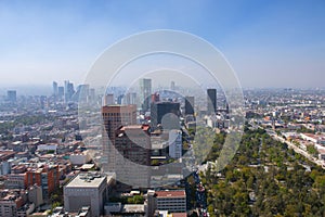 Mexico City modern city skyline, Mexico photo