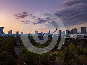 Mexico City - Panoramic view Chapultepec photo