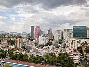 Mexico City panoramic view - Polanco photo